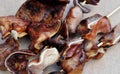 Food from the Philippines, Tenga Ng Baboy (Grilled Pig Ears ) Royalty Free Stock Photo